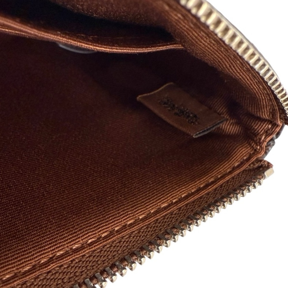 Coach Wristlet Signature Canvas Banana Print - Picture 6 of 9